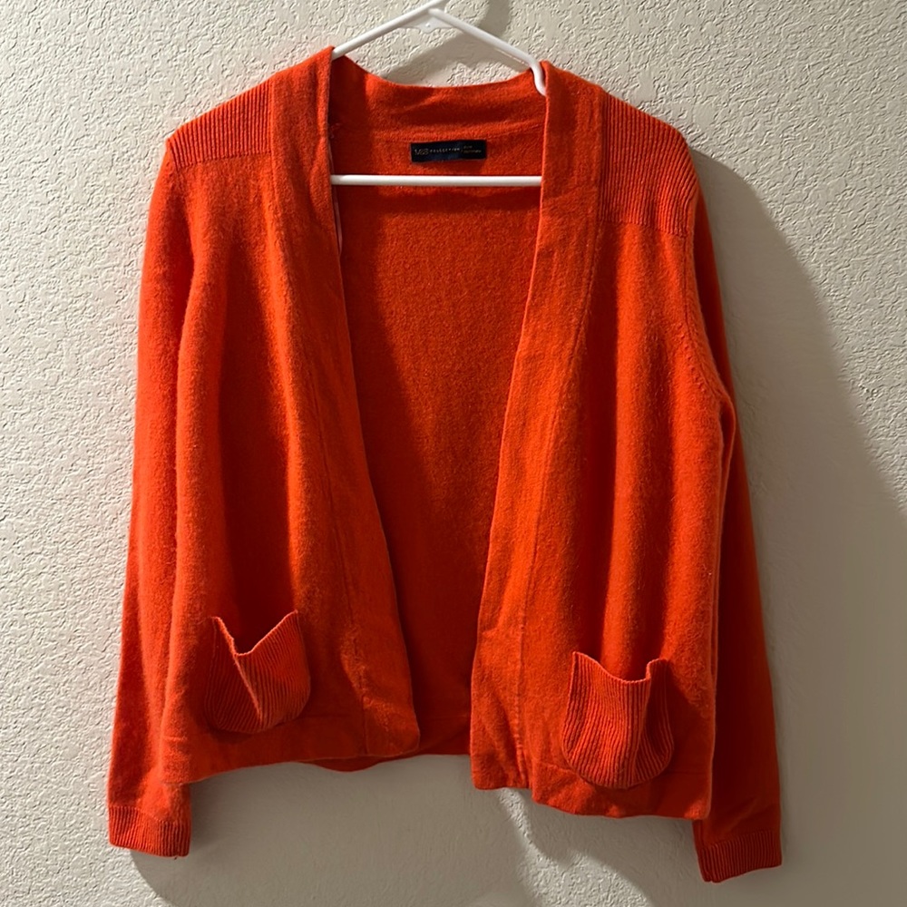 100% pure cashmere M&S collection open sweater